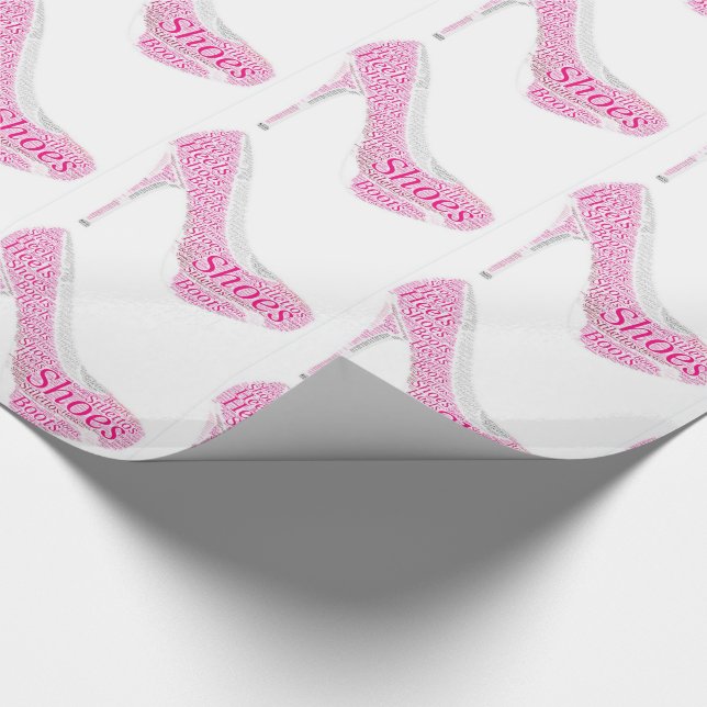 Cadeau Chaussures roses Chaussures talons Bottes Papier à (Coin)