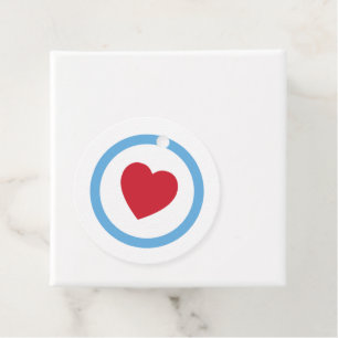 Cadeau Chicago Love Favoriser les étiquettes cadeaux