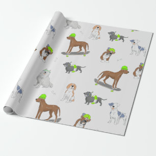Cadeau Chiens Papier d'enveloppement