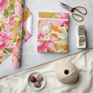Cadeau Chiyogami Yuzen Washi Style motif papier enveloppe