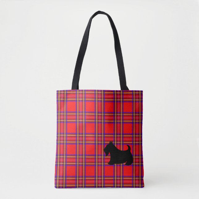 Cadeau classique écossais Terrier Sac fourre-tout (Devant)