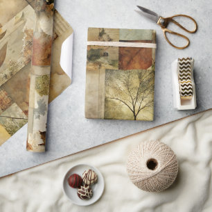 Cadeau Collage papier automne