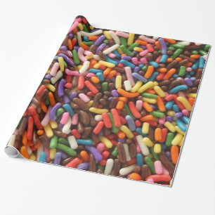 Cadeau Coloré arrose le papier d'emballage