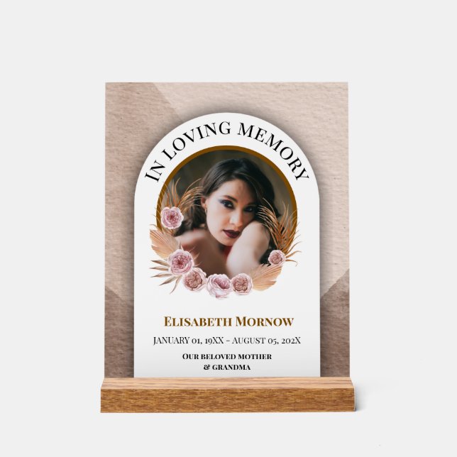 Cadeau commémoratif de maman - En mémoire d'amour  (Recto)
