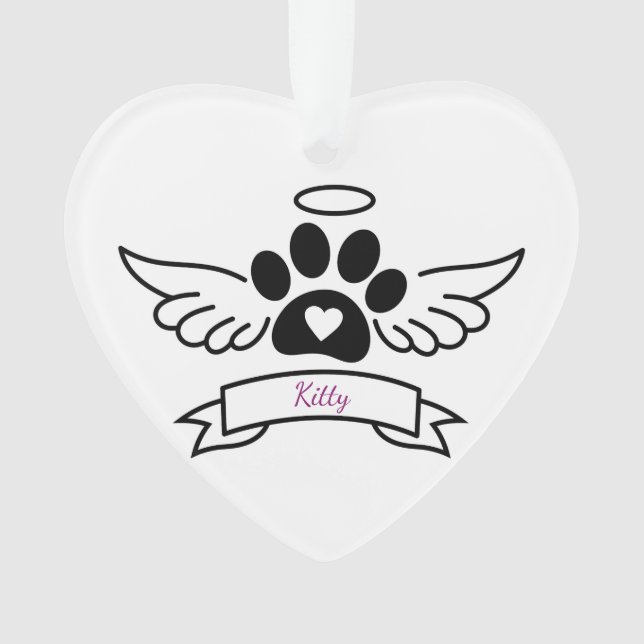 Cadeau commémoratif Paw Pat Chat Noir pour Amoureu (devant)