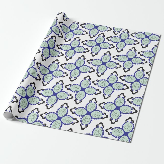 Cadeau conception abstraite personnalisée sur papier d'em (Déroulé)