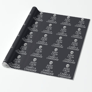 Cadeau Conserver le calme et porter un papier d'emballage
