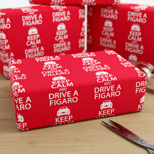 Cadeau Conserver le calme lecteur Figaro papier enveloppa