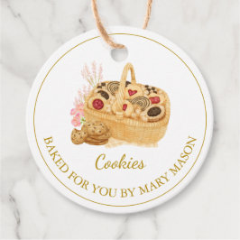 Cadeau Cookies faits maison Favoriser les étiquettes | Bl