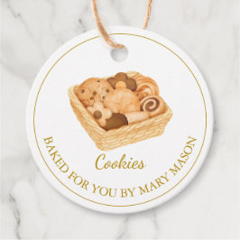 Cadeau Cookies faits maison Favoriser les étiquettes | Bl