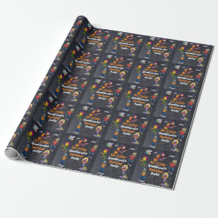 Cadeau Costume d'Halloween éffrayant Papier enveloppant d