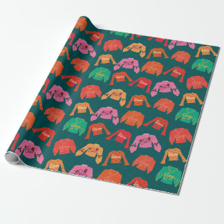 Cadeau Cosy pull papier d'emballage de Noël