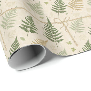 Cadeau Cottagecore Fern Feuilles Imprimer Papier d'emball