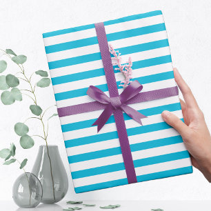 Cadeau Couleur de tendance - Papier Cyan Gratté Vivid
