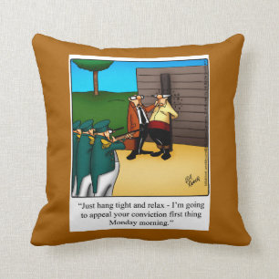 Cadeau Coussin de l'avocat Humour