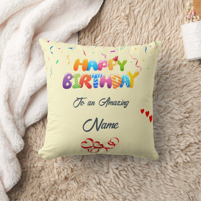 Cadeau Coussin personnalisé pour les célébrations  (Couverture)