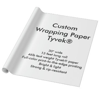 Cadeau Coutume 15' petit pain de papier d'emballage de