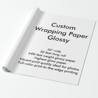 Cadeau Coutume 30' petit pain brillant de papier