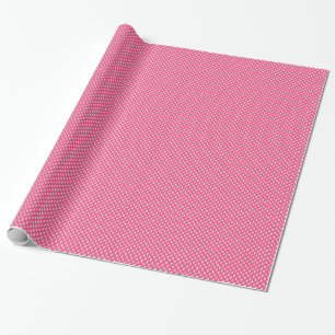 Cadeau Crânes blancs sur le papier d'emballage rose