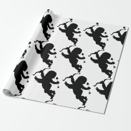Cadeau CUPID SILHOUETTE Papier à envelopper pour la Saint