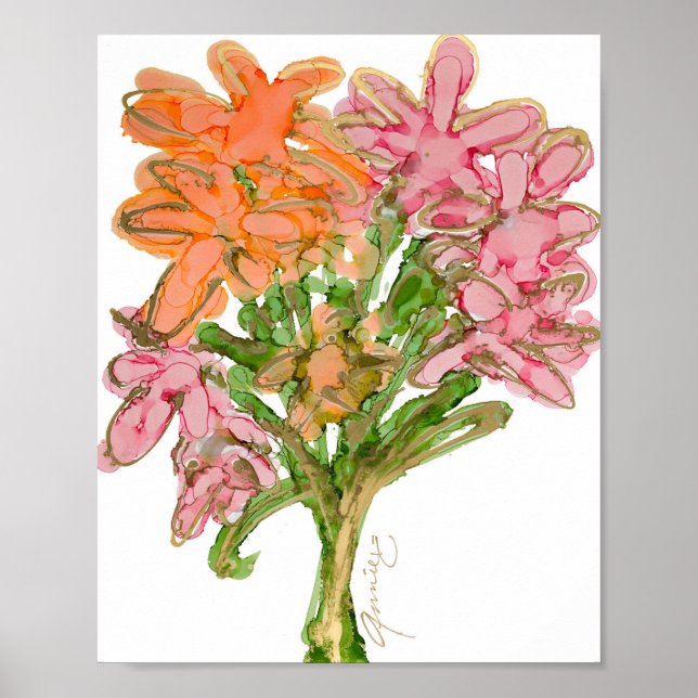 "Cadeau d'amour" Impression de la peinture de l'âm (Devant)