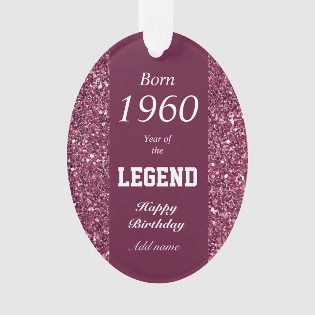Cadeau d'anniversaire de naissance personnalisé (devant)