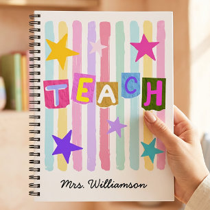 Cadeau d'appréciation pour l'enseignant Cahier per