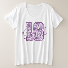 Cadeau de 16 ans Sweet 16 Violet Lavande Floral