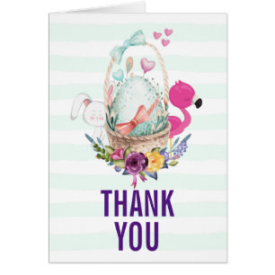 Cadeau de Baby Shower Œuf Nid avec Flamant Rose et
