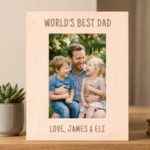 Cadeau de cadre photo personnalisé pour papa, Meil