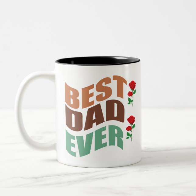 Cadeau de café Mug pour Papa-Meilleur papa jamais (Gauche)