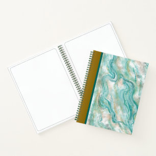 Cadeau de carnet de notes en marbre