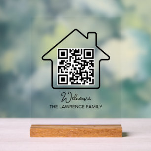 Cadeau de chauffage domestique Code QR WiFi pers