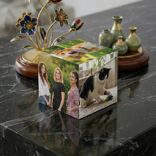 Cadeau de cube photo personnalisé pour anniversair