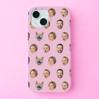 Cadeau de famille photo de visage personnalisé, 4 