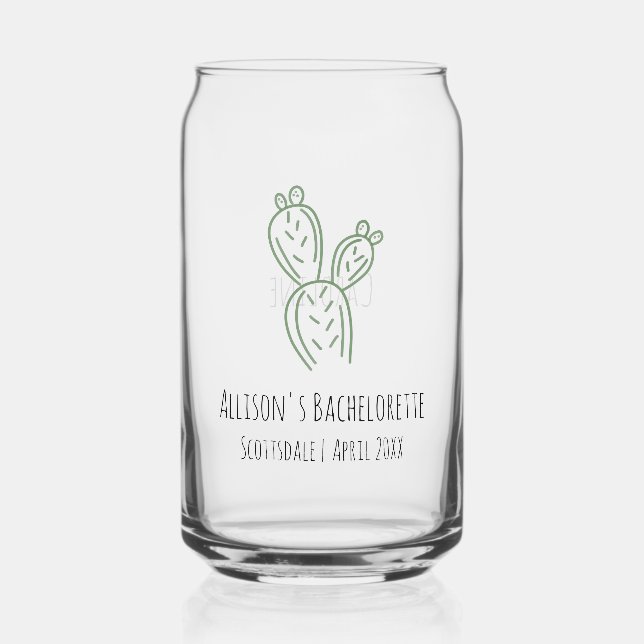 Cadeau de fête de bachelorette de cactus de figuie (Recto)