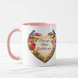Cadeau de Fête des Mères Chrétienne Mug Fleuriste