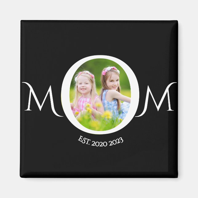 Cadeau de la fête des mères Magnet Photo de maman  (Devant)
