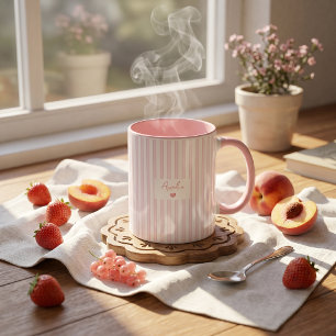Cadeau de la fête des pères pour papa Mug à rayure