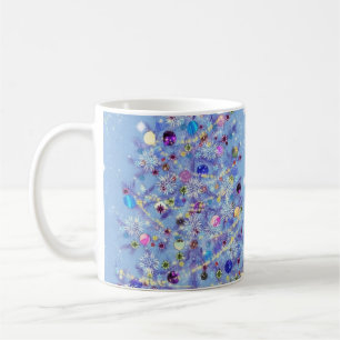 Cadeau de la Mug de Noël avec Beau arbre de Noël