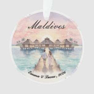 Cadeau de lune de miel personnalisé aux Maldives