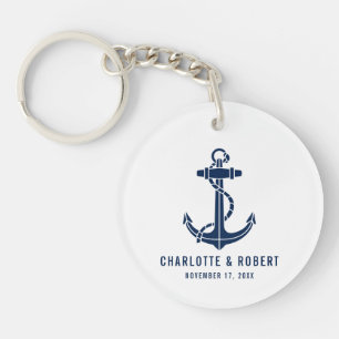 Cadeau de mariage de plage d'ancre de bateau moder