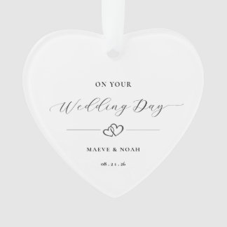 Cadeau de mariage, ornement de souvenir de mariage