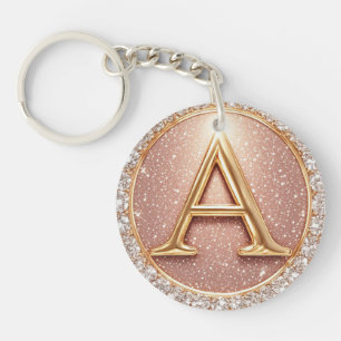 Cadeau de monogramme lettre A en perle pour femmes