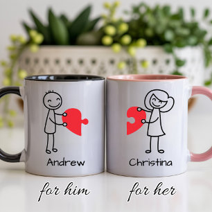 Cadeau de mug à café personnalisé pour la Saint-Va