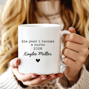 Cadeau de mug de fin d'études d'infirmière personn