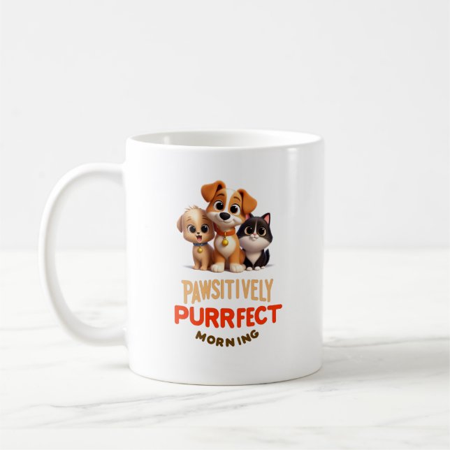 Cadeau de Mug pour les amoureux des animaux de com (Gauche)