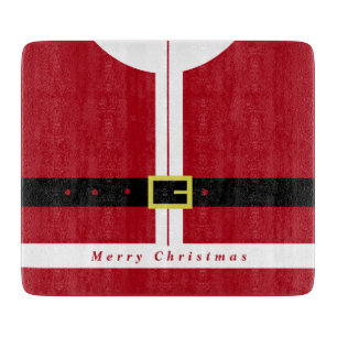Cadeau de Noël à la planche à découper du Père Noë
