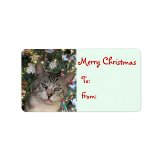 Cadeau de Noël Étiquette