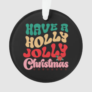Cadeau de Noël Joyeux Noël de houx
